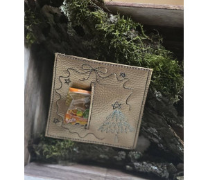 ADVENTSKALENDER 5. Dezember - Stickserie - 6 Geld- oder Gutscheinkartenhülle Weihnachten